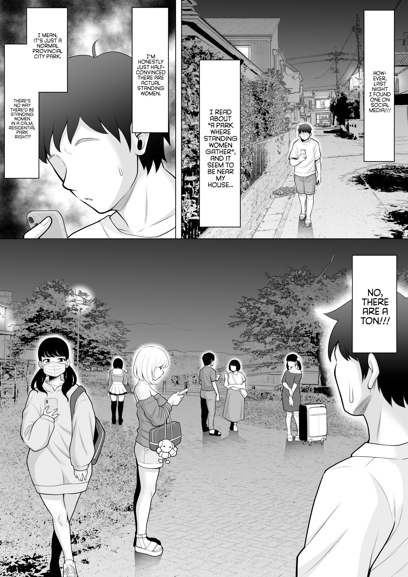 Hentai Manga Comic-Story About How I Hired And Creampied A Black Gal From A Famed Standing Girl Park-Read-3